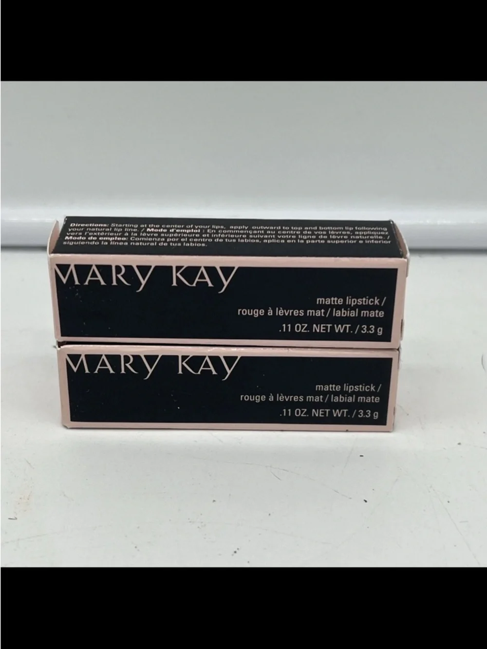 Mary Kay Matte Lipstick Red Roma NIB #136540 Full Size Lot Of 2